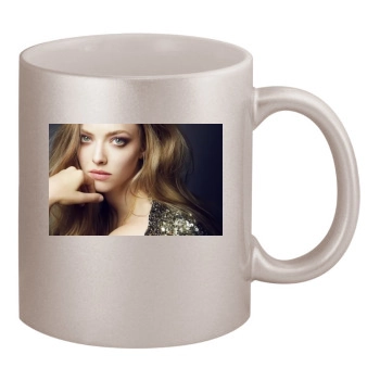 Amanda Seyfried 11oz Metallic Silver Mug