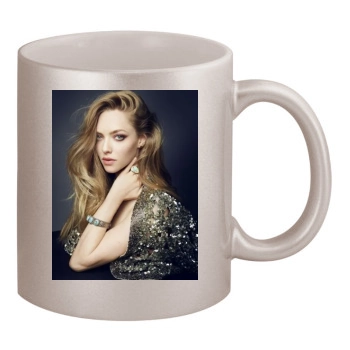 Amanda Seyfried 11oz Metallic Silver Mug