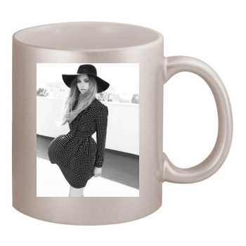 Amanda Seyfried 11oz Metallic Silver Mug