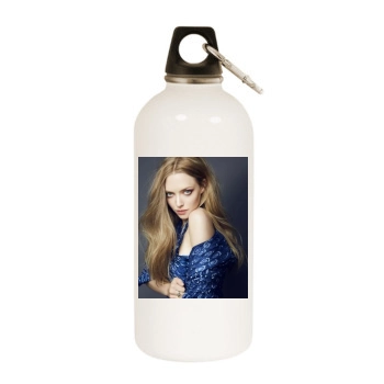 Amanda Seyfried White Water Bottle With Carabiner