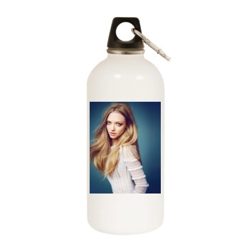 Amanda Seyfried White Water Bottle With Carabiner