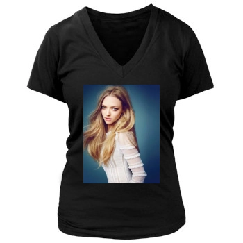 Amanda Seyfried Women's Deep V-Neck TShirt