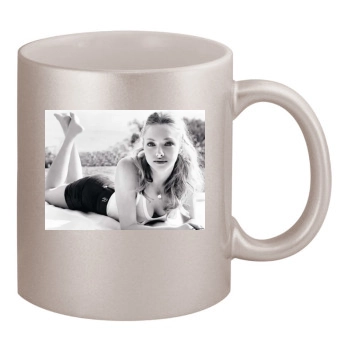 Amanda Seyfried 11oz Metallic Silver Mug