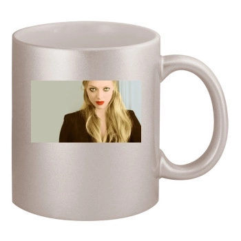 Amanda Seyfried 11oz Metallic Silver Mug