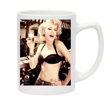 Amber Heard 14oz White Statesman Mug