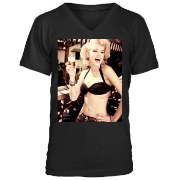 Amber Heard Men's V-Neck T-Shirt