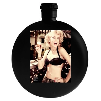 Amber Heard Round Flask