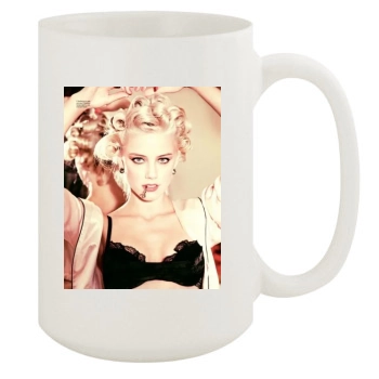 Amber Heard 15oz White Mug