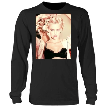 Amber Heard Men's Heavy Long Sleeve TShirt