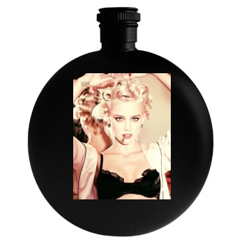 Amber Heard Round Flask