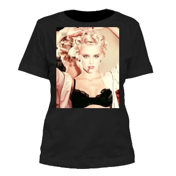 Amber Heard Women's Cut T-Shirt