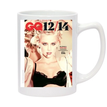 Amber Heard 14oz White Statesman Mug