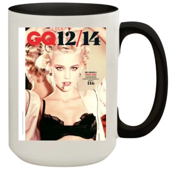 Amber Heard 15oz Colored Inner & Handle Mug