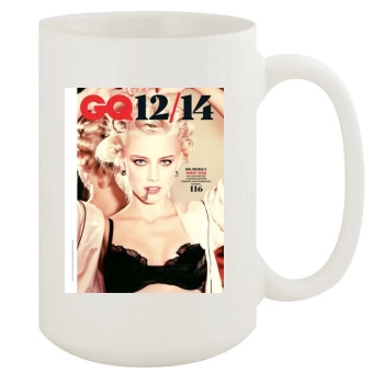 Amber Heard 15oz White Mug