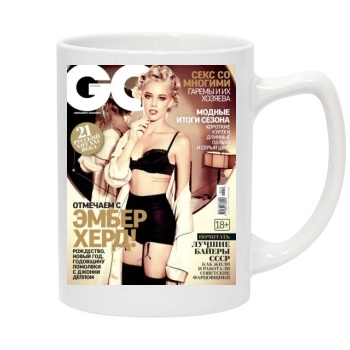 Amber Heard 14oz White Statesman Mug