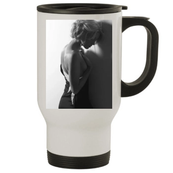 Amber Heard Stainless Steel Travel Mug