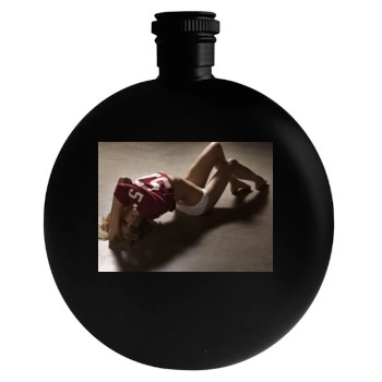 Amber Heard Round Flask