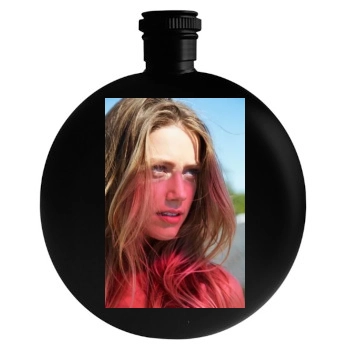 Amber Heard Round Flask