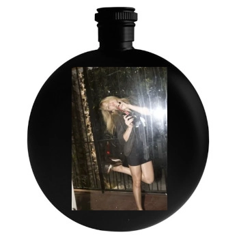 Amber Heard Round Flask