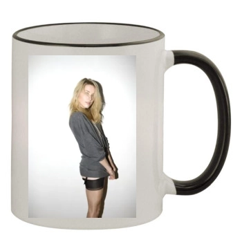 Amber Heard 11oz Colored Rim & Handle Mug