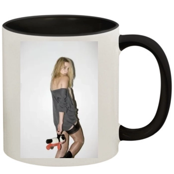 Amber Heard 11oz Colored Inner & Handle Mug