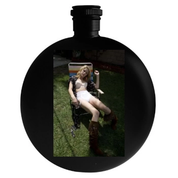 Amber Heard Round Flask