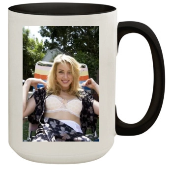 Amber Heard 15oz Colored Inner & Handle Mug