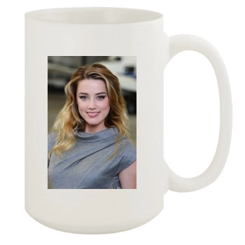 Amber Heard 15oz White Mug