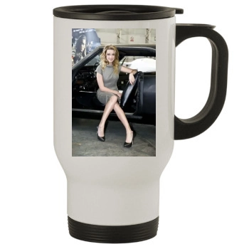 Amber Heard Stainless Steel Travel Mug