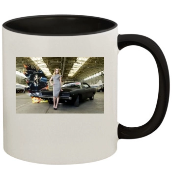 Amber Heard 11oz Colored Inner & Handle Mug