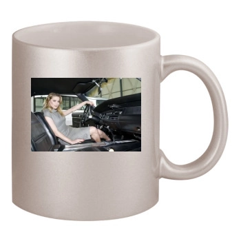 Amber Heard 11oz Metallic Silver Mug