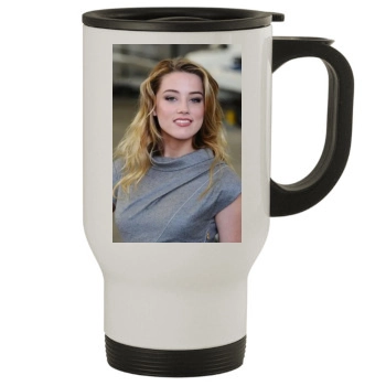 Amber Heard Stainless Steel Travel Mug