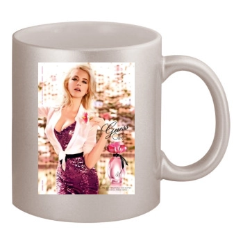 Amber Heard 11oz Metallic Silver Mug