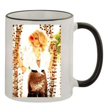 Amber Heard 11oz Colored Rim & Handle Mug