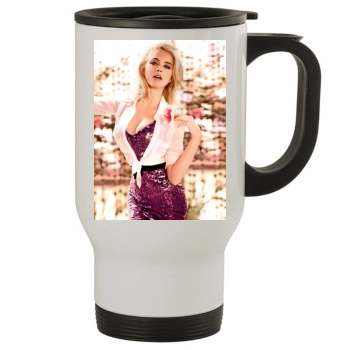 Amber Heard Stainless Steel Travel Mug