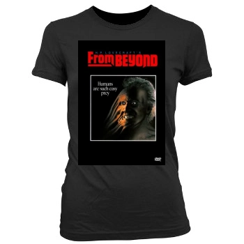 From Beyond (1986) Women's Junior Cut Crewneck T-Shirt