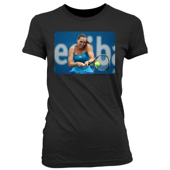 Jelena Jankovic Women's Junior Cut Crewneck T-Shirt