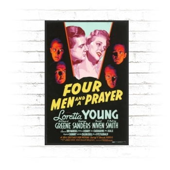 Four Men and a Prayer (1938) Poster