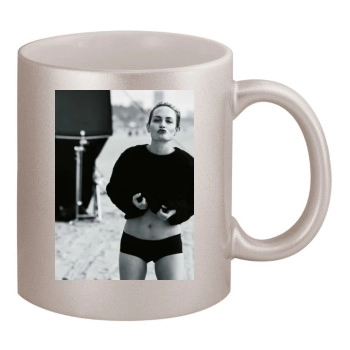 Amber Valletta 11oz Metallic Silver Mug