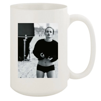 Amber Valletta 15oz White Mug