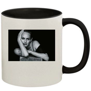 Amber Valletta 11oz Colored Inner & Handle Mug