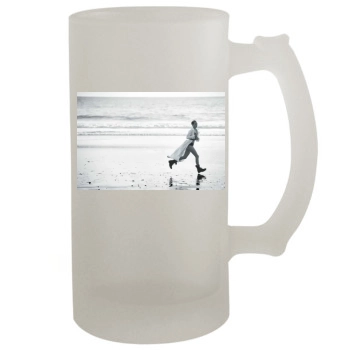 Amber Valletta 16oz Frosted Beer Stein