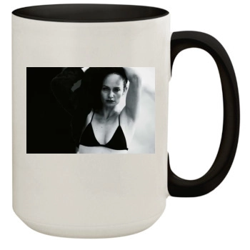 Amber Valletta 15oz Colored Inner & Handle Mug