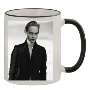 Amber Valletta 11oz Colored Rim & Handle Mug