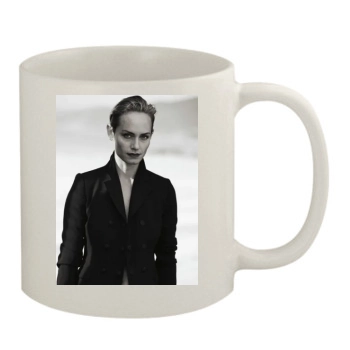 Amber Valletta 11oz White Mug