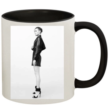 Amber Valletta 11oz Colored Inner & Handle Mug