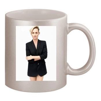 Amber Valletta 11oz Metallic Silver Mug