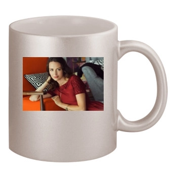 Amy Acker 11oz Metallic Silver Mug