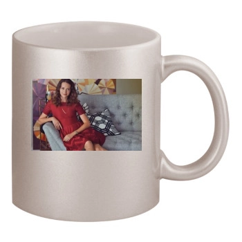 Amy Acker 11oz Metallic Silver Mug