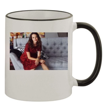 Amy Acker 11oz Colored Rim & Handle Mug